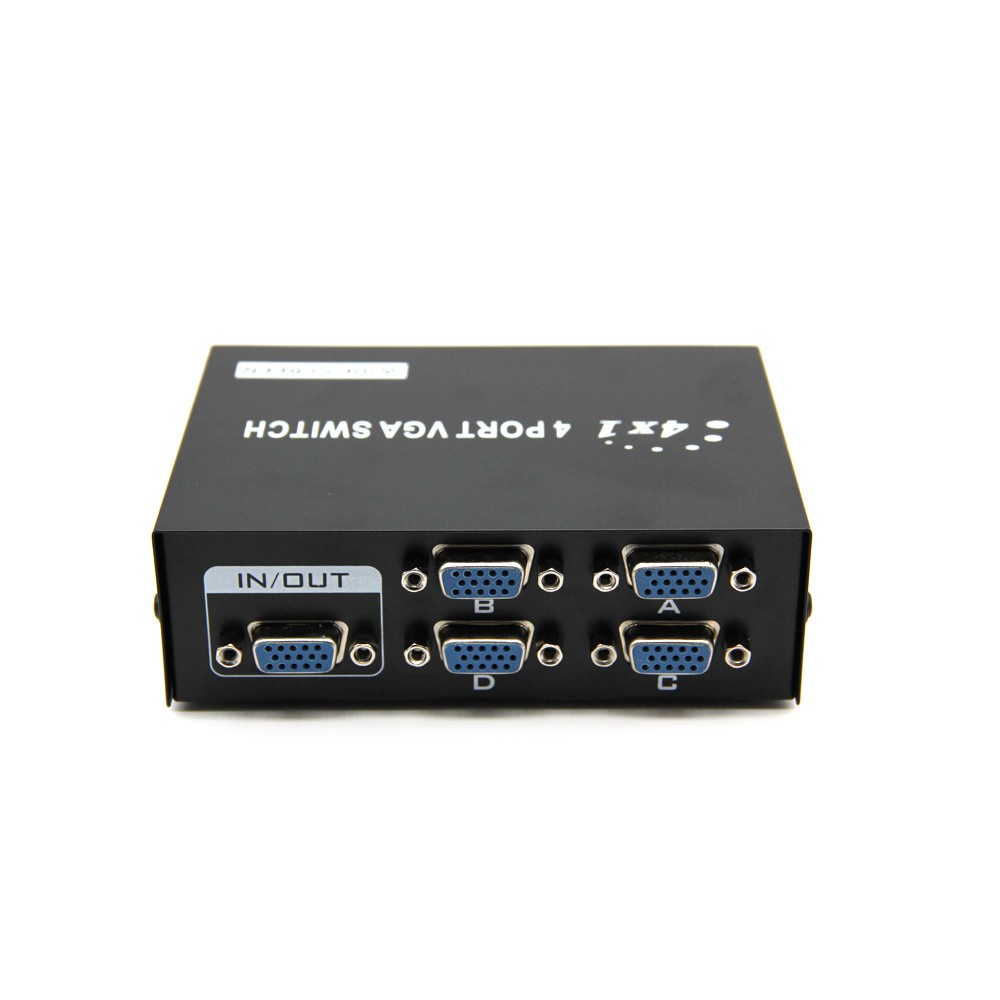 KVM Video Switch Splitter 4 Port VGA SVGA Video HD Signal Amplifier