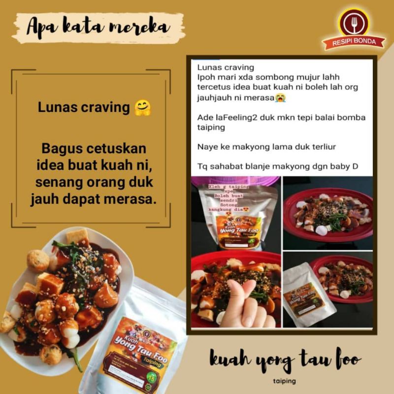 Viral Kuah Yong Tau Foo Instant Sos Pes Yong Tau Fu Taiping Ready To Eat Percuma Kacang Tumbuk Bijan Gift Shopee Malaysia