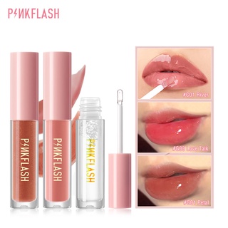 【Ready Stock 3 Days Delivery】Pinkflash OhMyGloss Lip Gloss Moisturizing Shine Shimmer Plumping Lip Care