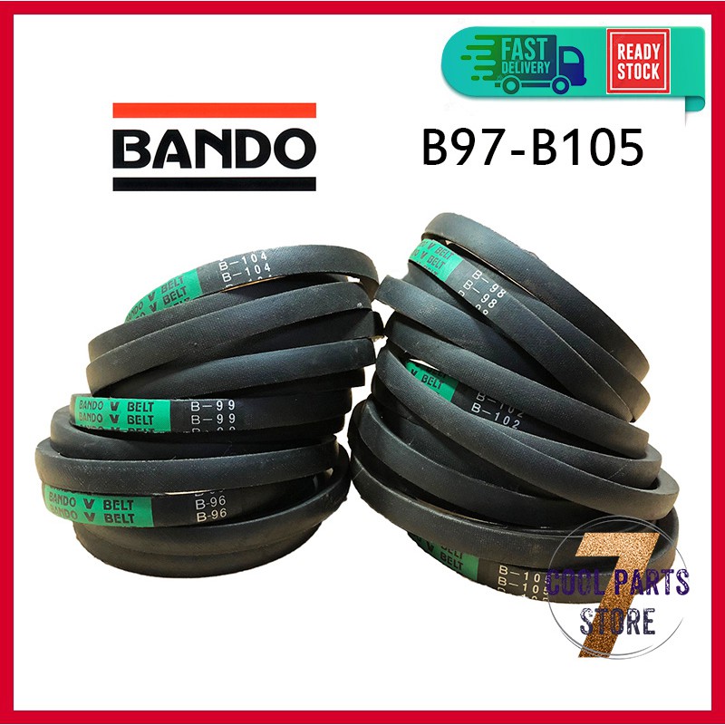 BANDO V Belt B97 B98 B99 B100 B101 B102 B103 B104 B105 Bando V Belt ...