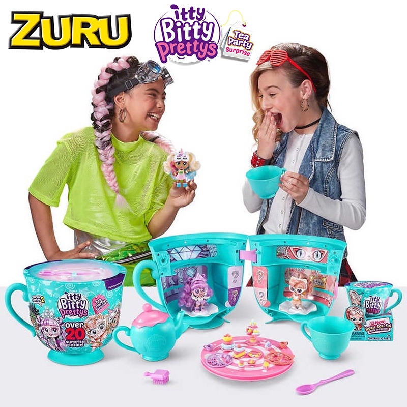 Zuru Itty Bitty Prettys Tea Party Little Teacup Doll Assortment Includes 12 Surprises By 