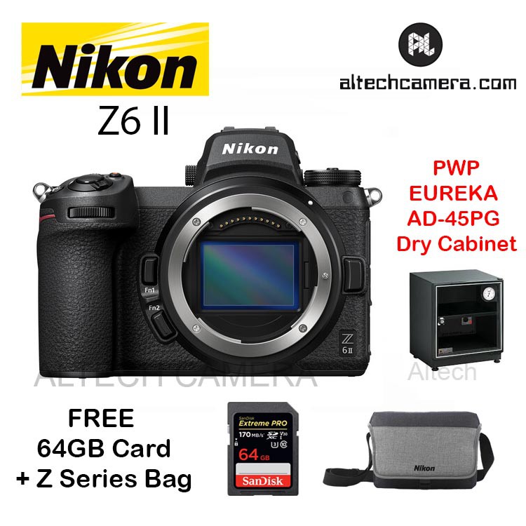 New Nikon Z6 II Mark II 2 Z6II Body / 2470mm F4 Kit Mirrorless Camera