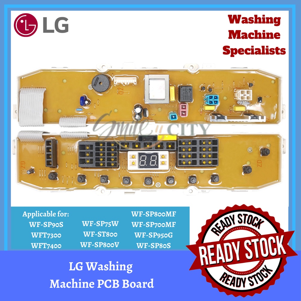 LG Washing Machine PCB Board / Papan PCB Mesin Basuh WF-SP90S WFT7300 ...