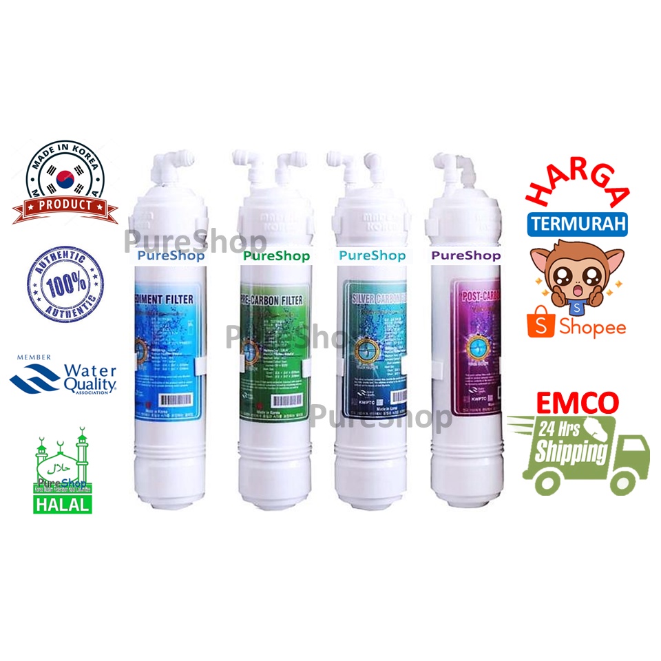 Korea HALAL 8" 9" 10" Original Korea Water Filter Cartridge Water Dispenser Purifier UF Mild Alkaline Magic