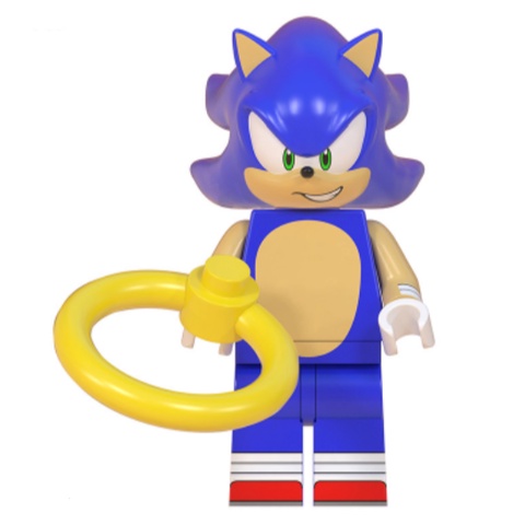 Sonic the Hedgehog Minifigure Brick Toy