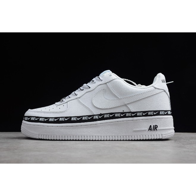 Nike Air Force 1 07 Low SE Premium White/Black 315122-111 | Shopee Malaysia