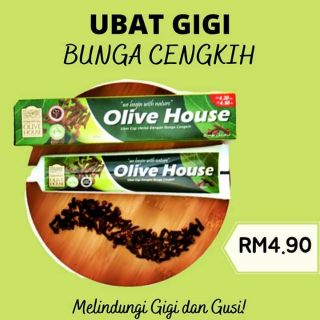 OLIVE HOUSE UBAT GIGI BUNGA CENGKIH (200g)  Shopee Malaysia