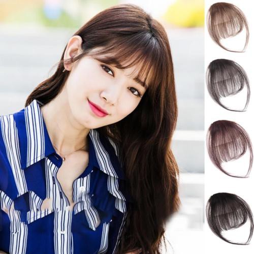 Mini See Through Bangs Wig Traceless Realistic Hair Extension Bang Clip