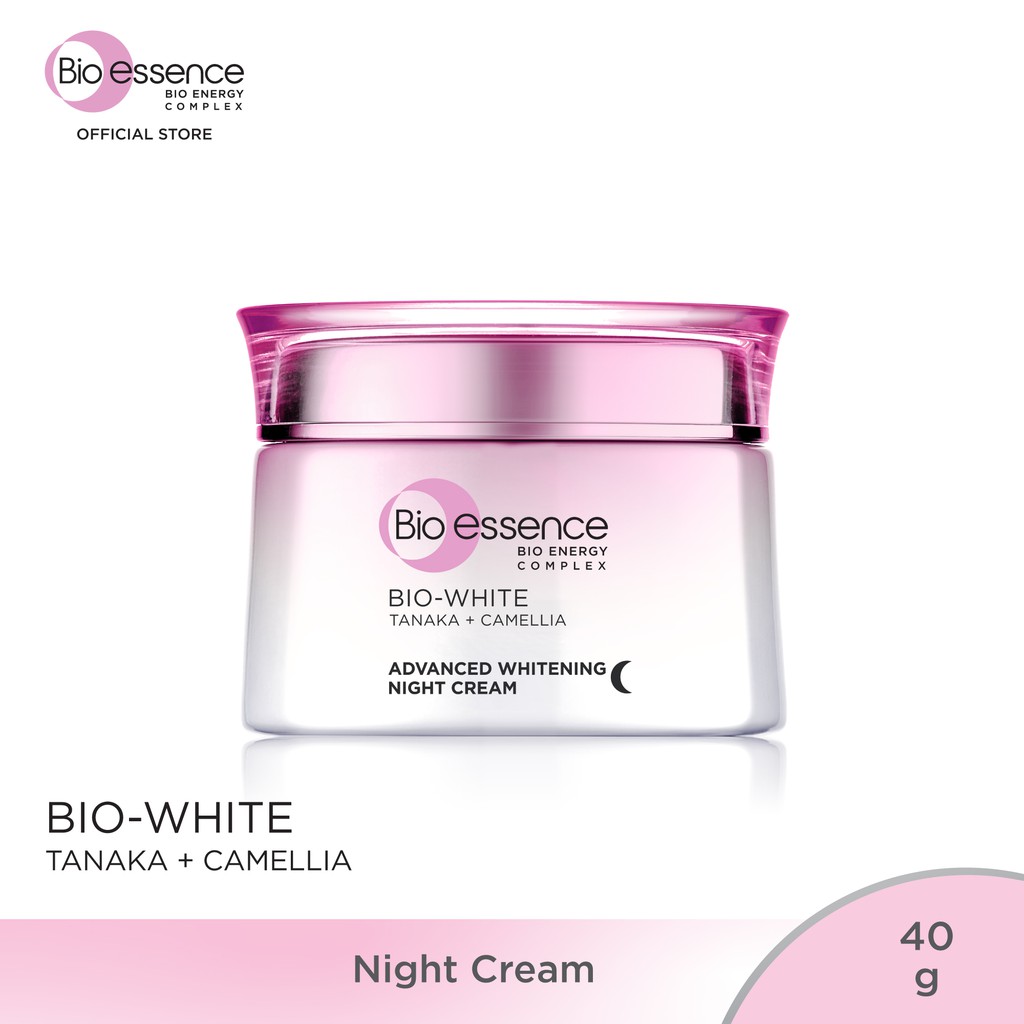 Bioessence BioWhite Advanced Whitening Night Cream (50g) Shopee