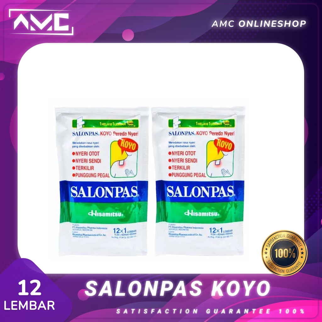 Salonpas Koyo per sachet Contents 12 Sheets Shopee Malaysia
