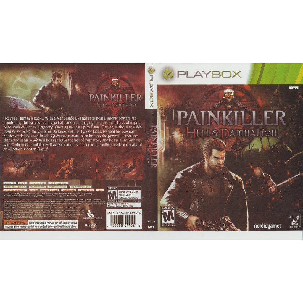 painkiller hell and damnation xbox 360