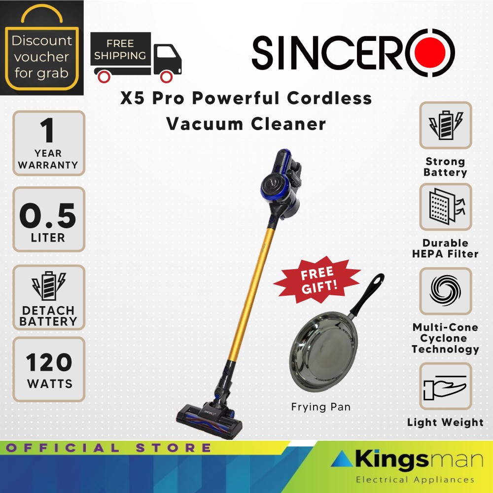 sincero vacuum cordless