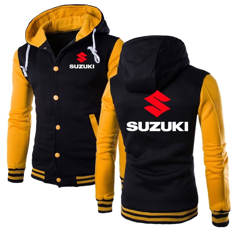 suzuki hoodie yellow