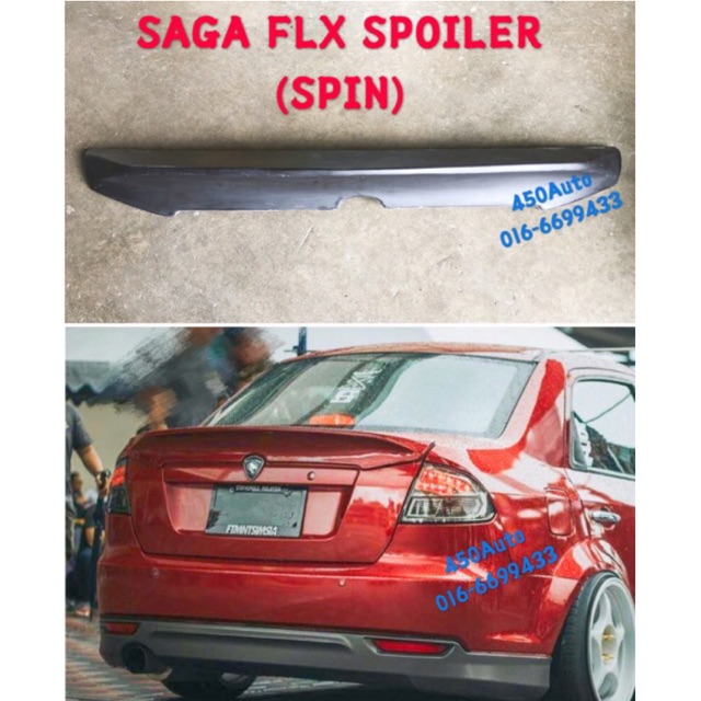 Proton Saga Blm Flx Rear Belakang Spoiler Spin Bonnet Bonet Fiber Sv Fl Se Sp Shopee Malaysia