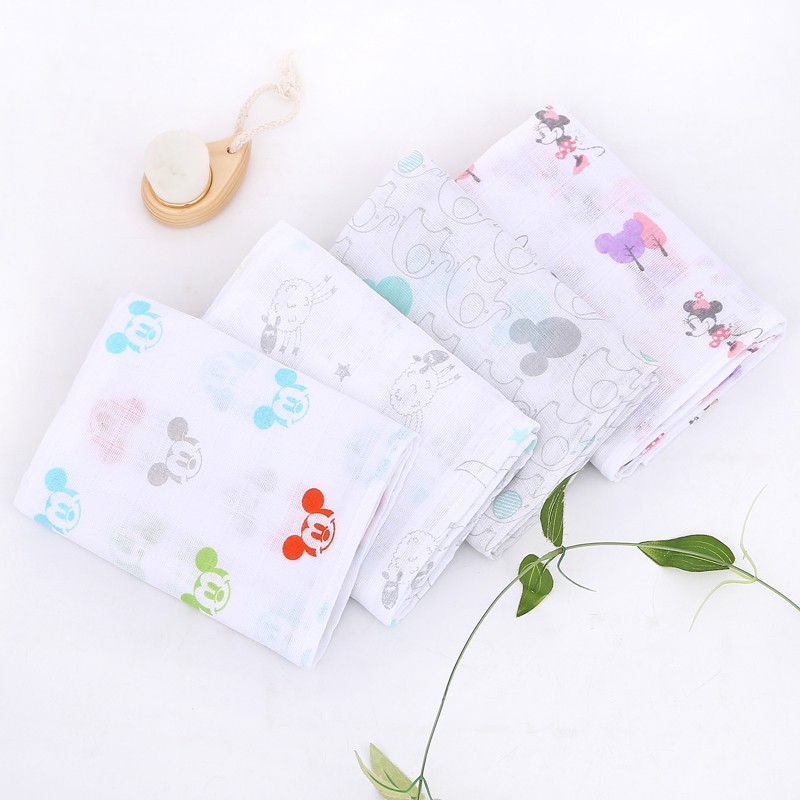 Ready Stock Newborn Baby Napkin cotton swaddle size 80*80cm Cotton