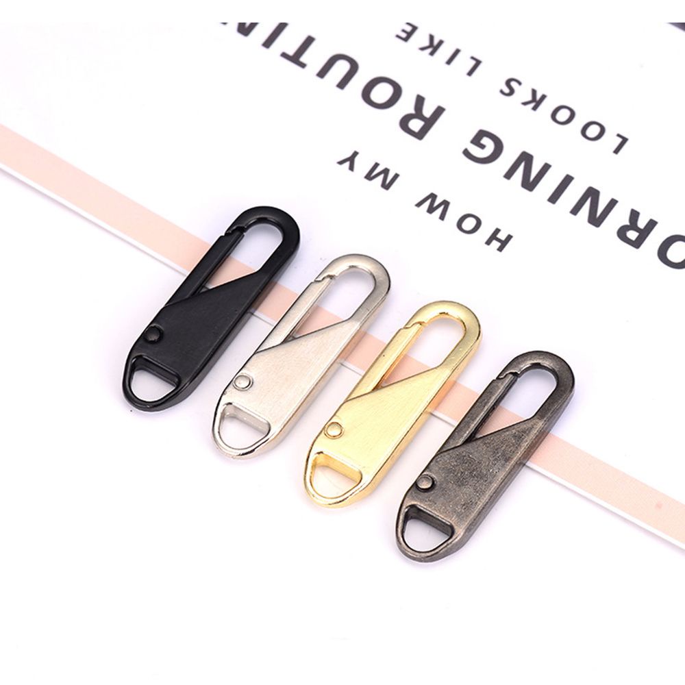 FAY 4PCS Bag Tool Zipper Pull Small Backpack Metal Slider Zipper Head Sewing Kits Removable DIY Multifunction Clothing Z
