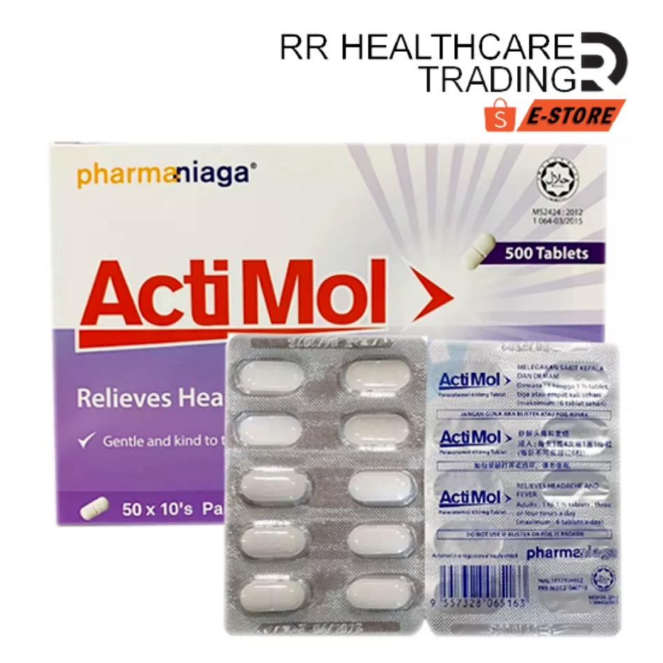 Actimol Paracetamol 650mg 10s Tablets (Exp 05/2025) Shopee Malaysia
