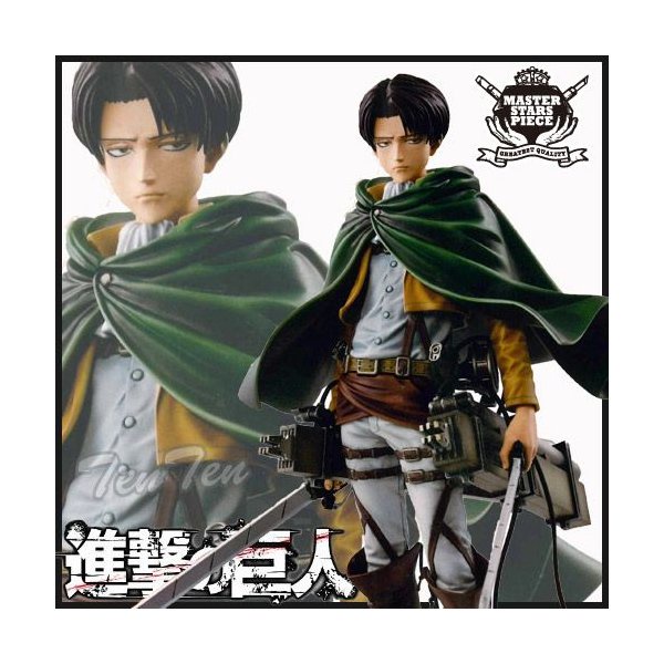 Original Japan 5 Rebate 额外回馈 Master Stars Piece Levi Ackerman Figure Attack On Titan 正版日版现货手办进击的巨人李伟兵长模型送礼稀有老物金典必有