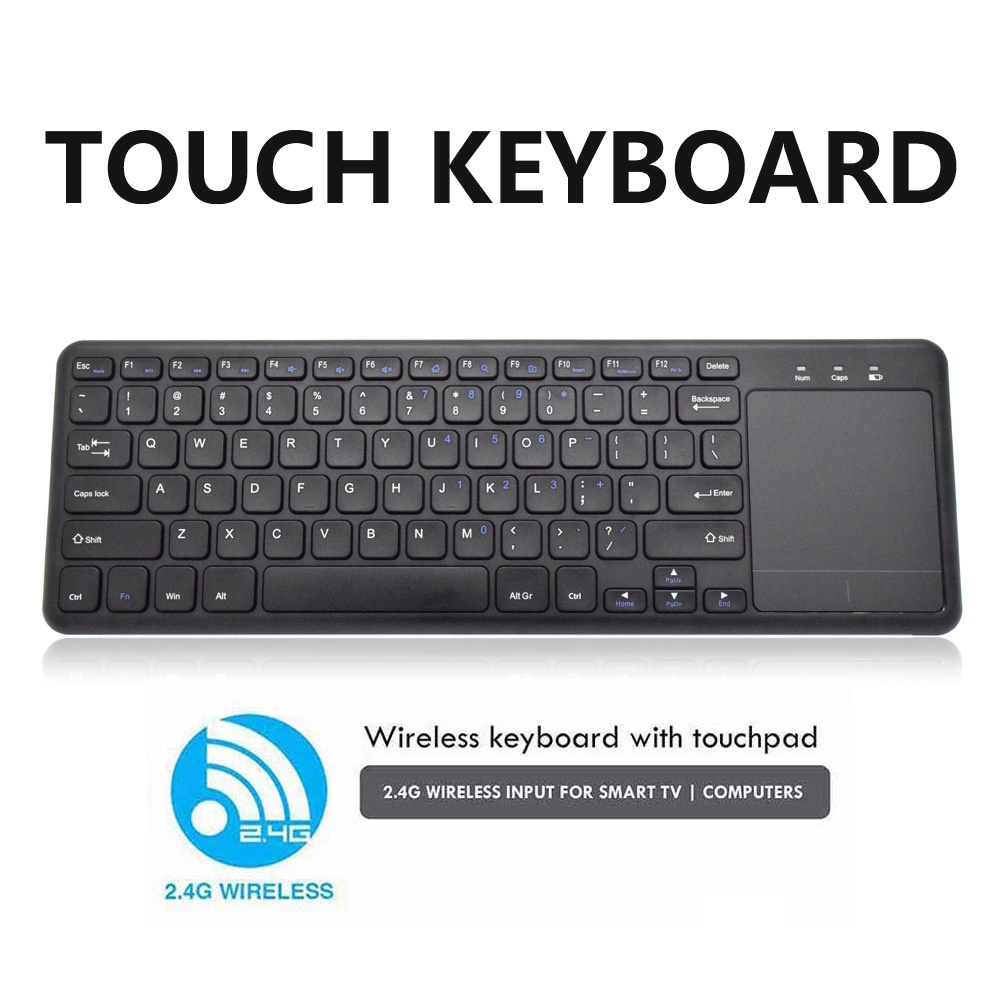 Touch Keyboard AirPad 1 Wireless Keyboard With Touch Pad For Smart TV ...