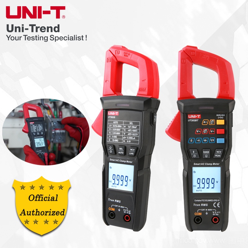 UNI-T intelligent Clamp meter Clamp ammeters UT202S UT202BT With ...