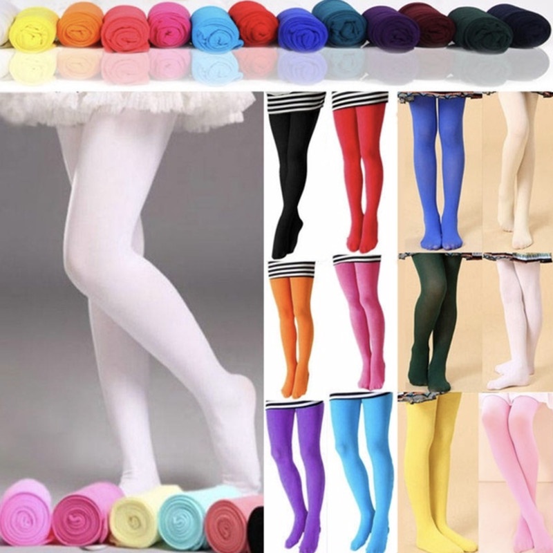 Girls Kids Tights Pantyhose Hosiery Ballet Dance Kids Pantyhose Ballet ...