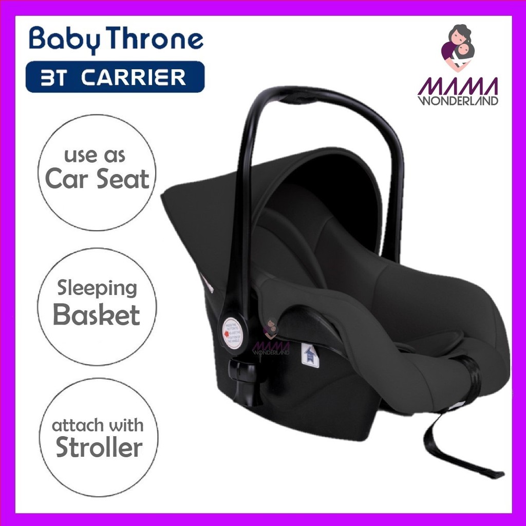 stroller with baby carrier