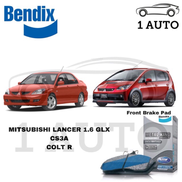Bendix Metal King Titanium Front Pad For Mitsubishi Lancer 1 6 Glx Cs3a Shopee Malaysia
