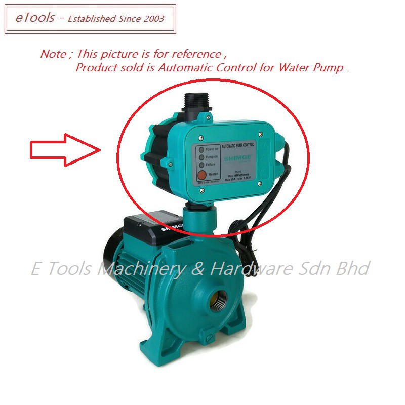 SHIMGE PS01 PUMP CONTROL AUTOMATIC CONTROL FOR WATER PUMP BELOW 1