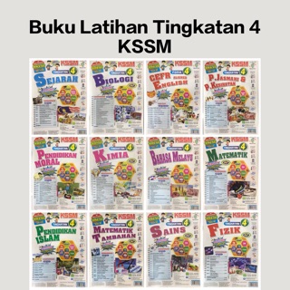 BUKU LATIHAN: MODULE & MORE KSSM TINGKATAN 4 ( 6 SUBJEK 