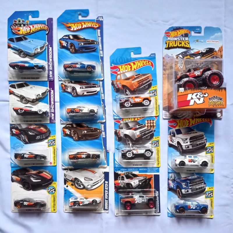 Hot Wheels K&N Livery sell in lot. Grand Torino Dodge Challenger ...