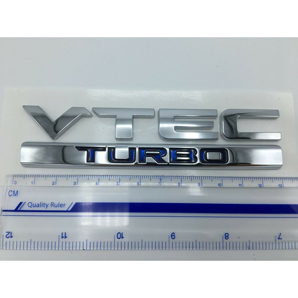 Honda Vtec Turbo Gold V-Tec Turbo honda Civic FC Honda CRV Emblem 