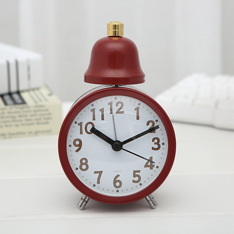 Metal Alarm Clock Single Bell Big Bell Clock Simple Lazy Student Home Time Alarm Shopee Malaysia - roblox alarm clock id