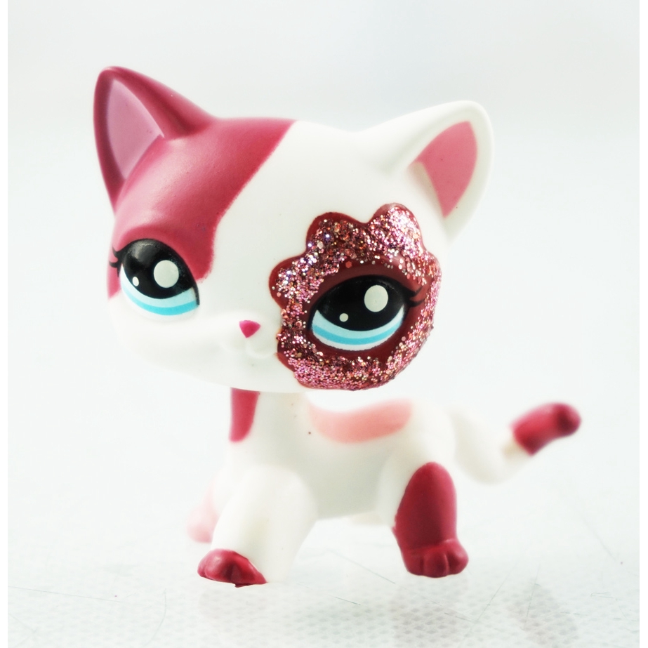 littlest pet shop pink cat