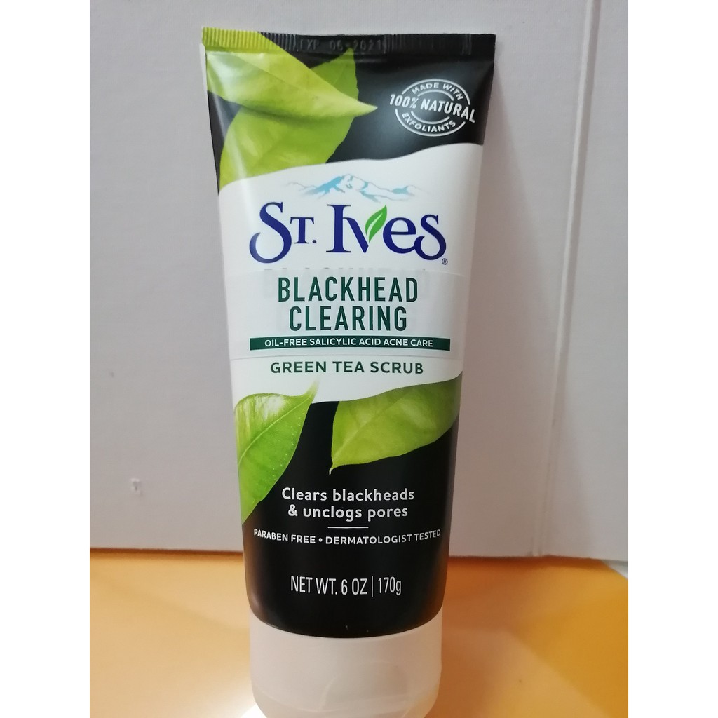 St. Ives Green Tea Blackhead Clearing Face Scrub 170g