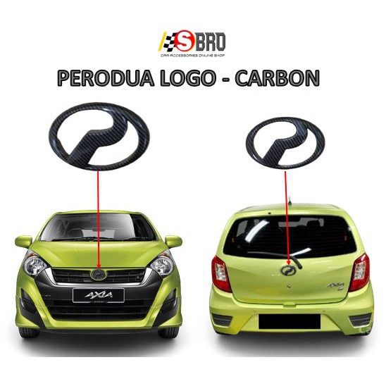 Perodua Logo Lambang Emblem Carbon  Logo Carbon Myvi Lagi Best Alza 