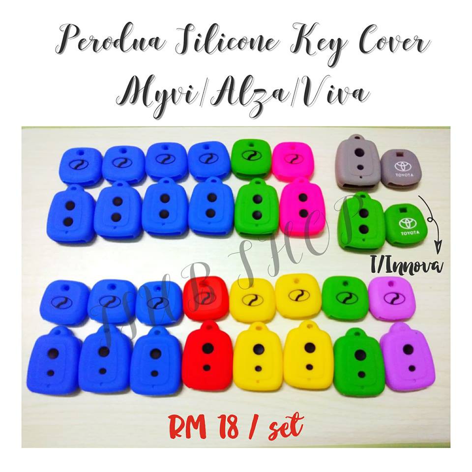 Myvi/Alza/Viva/Innova silicone key/alarm cover  Shopee 