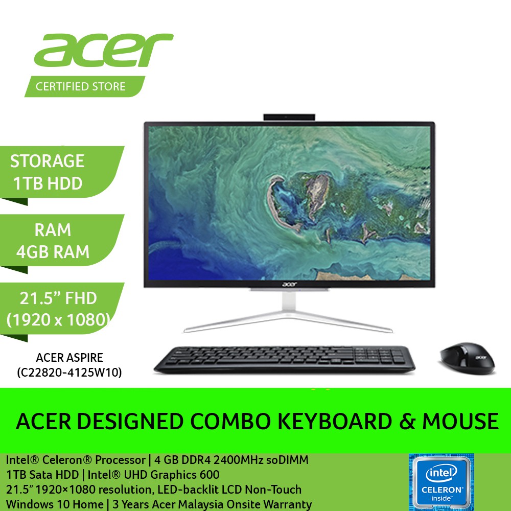 Моноблок acer aspire c22 820 разборка