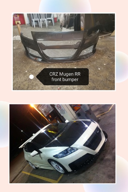 Honda Cr Z Crz Zf1 Zf2 Mugen Rr Bodykit Body Kit Front Rear Bumper Side Skirt Lip Skirting Roof Top Spoiler Shopee Malaysia