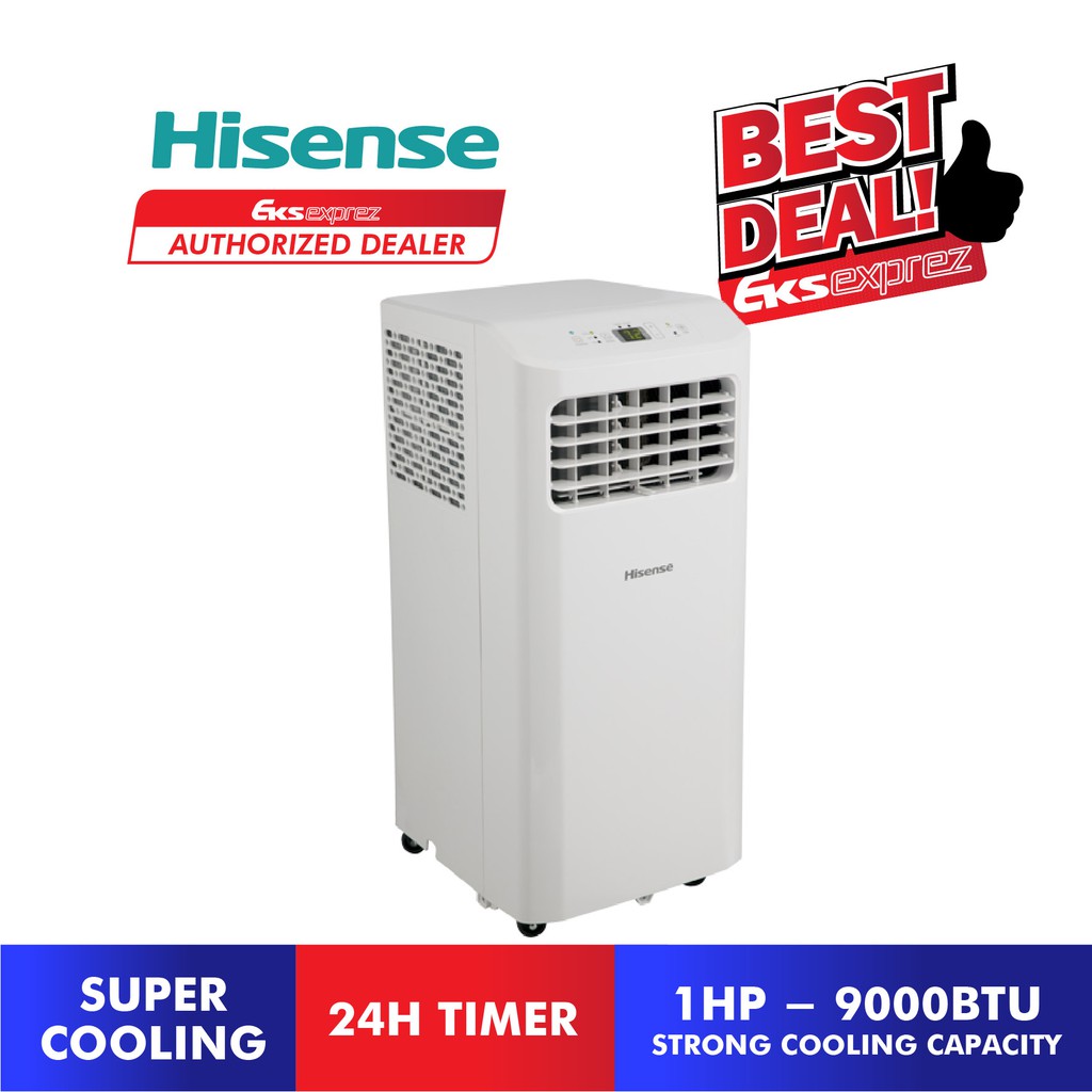 Hisense R32 Portable Air Conditioner 1hp Ap09kvg Shopee Malaysia 7937