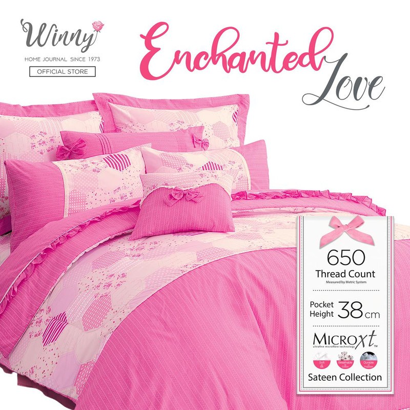 Winny Enchanted Love Comforter Sets Shopee Malaysia