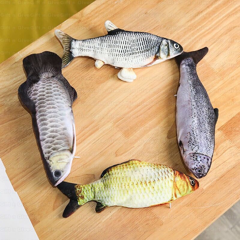 USB Electric 26cm Swing Jump Dance Jumping Stimulation Fish Cat Toys for Boys Girls Kids Tik Tok