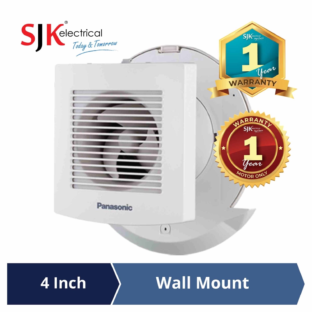 Panasonic Exhaust Fan FV10EGK1 (4") Wall Mount Ventilation Fan