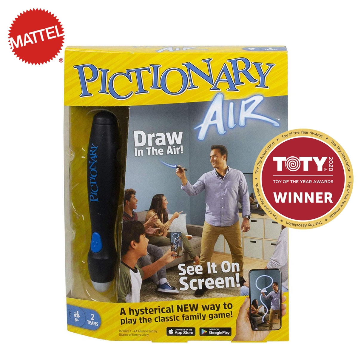 Mattel Pictionary Air Drawing Game For Family And Friends Electronic Toy Shopee Malaysia