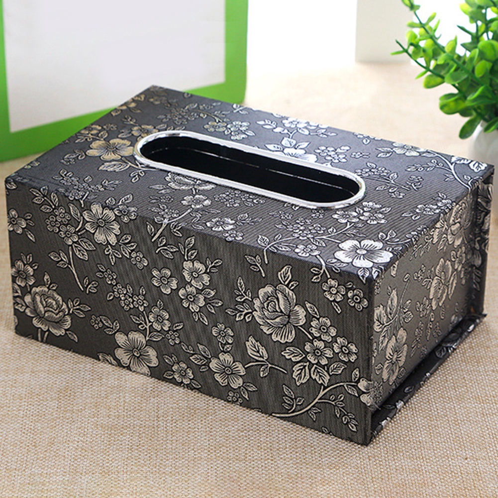 1x Hello Kitty PU Leather Tissue Paper Box Kleenex Cover Holder for Car Desk 