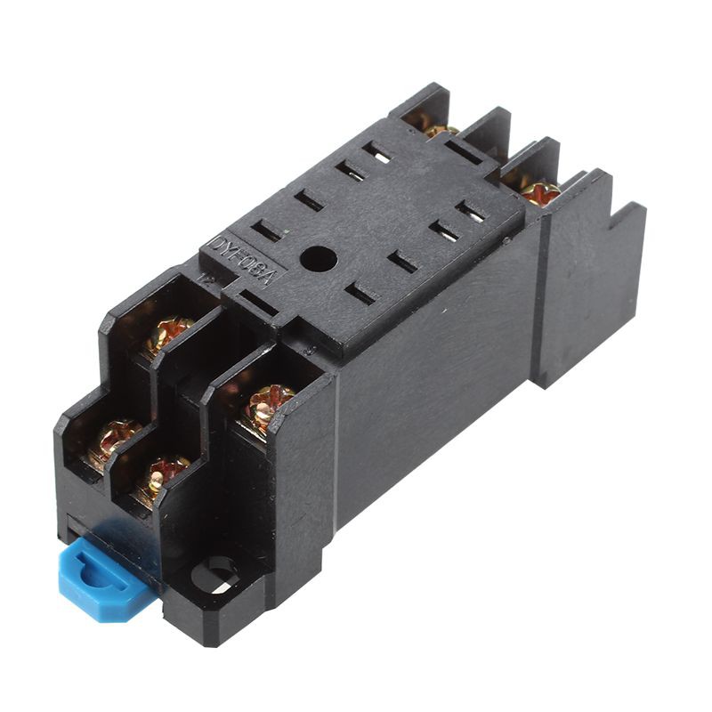 12VDC Coil Power Relay MY2NJ DPDT 8 Pin HH52P-L JQX 13F With PYF08A Socket Base