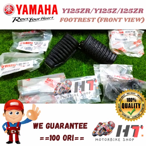 Front Foot Rest Footrest Set Yamaha LC135 5s / Y125Z / Y125ZR 100