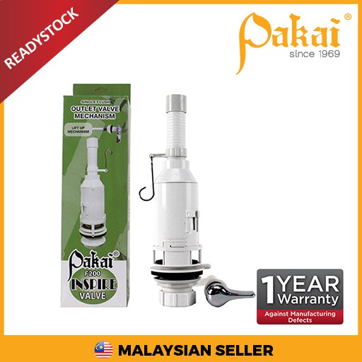 Pakai Inspire Single Flush Lever Handle Outlet Valve (F200) -  40MM / 50MM Base