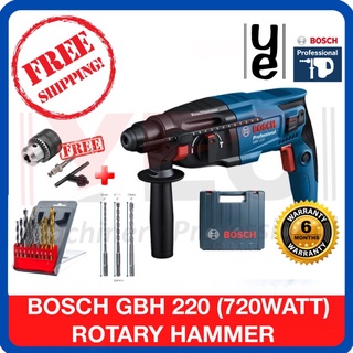 BOSCH GBH 220 ROTARY HAMMER (720WATT) HAMMER DRILL GERUDI HAMMER ...