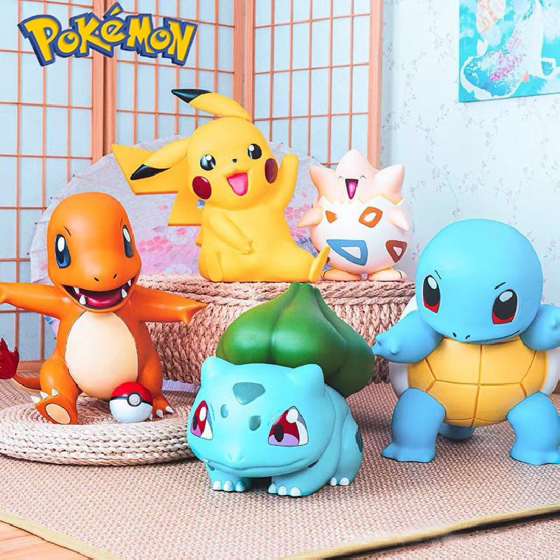 Pokemon Pikachu Bulbasaur Mewtwo Big Size 40cm 1:1 Statue Action Figure ...