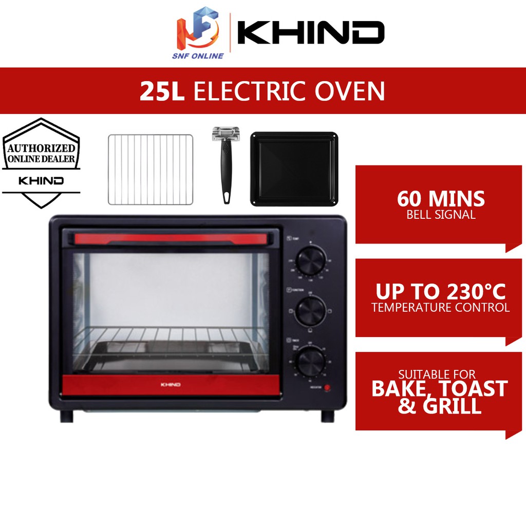 Khind/ Sharp Electric Oven (25 L) OT25B Shopee Malaysia
